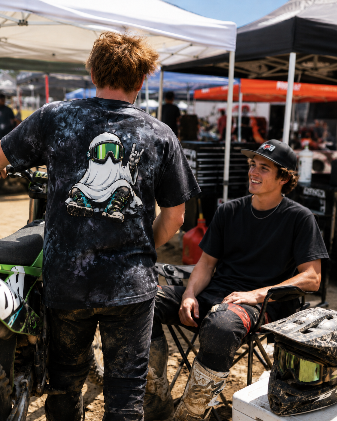 Phantom MX Tie-Dye Tee — Peace Out